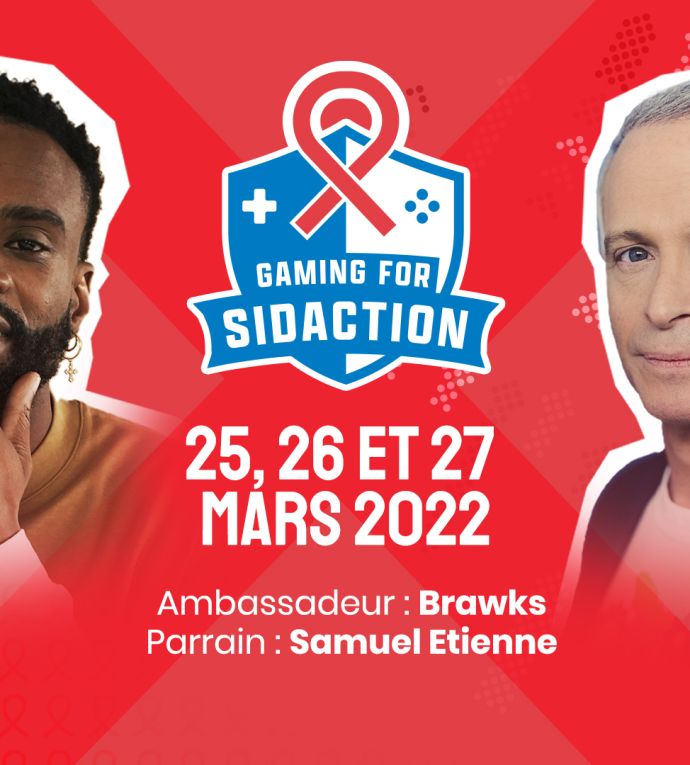 Image de l'article SIDACTION 2022 LA 2EME ÉDITION DE GAMING FOR SIDACTION  AURA LIEU LES 25, 26 ET 27 MARS 2022