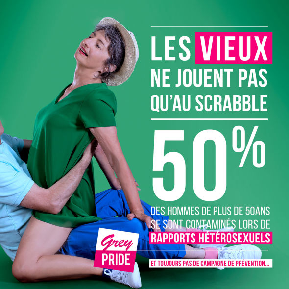 Visuel Chez les seniors, un risque VIH sous-estimé